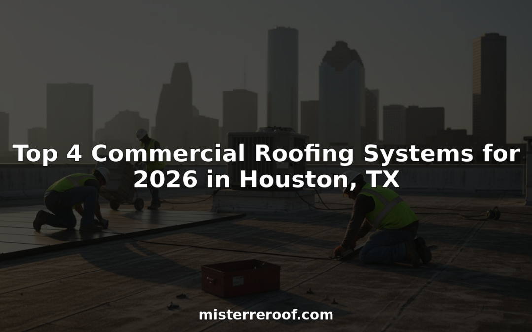 Top 4 Commercial Roofing Systems for 2026 in Houston, TX
