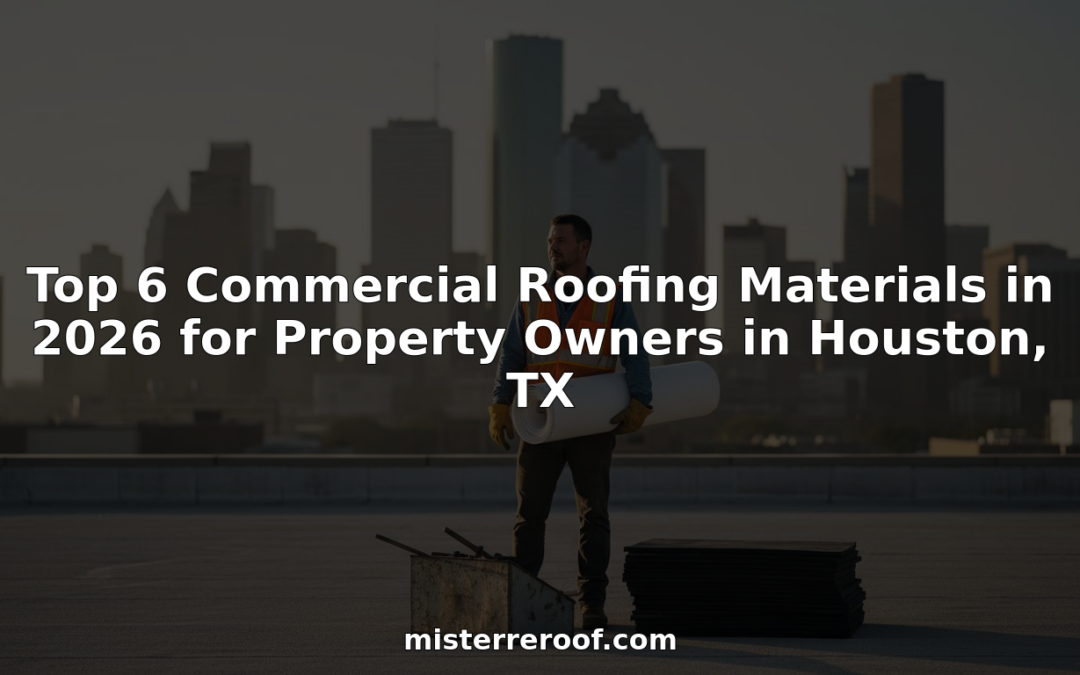 Top 6 Commercial Roofing Materials in 2026 for Property Owners in Houston, TX