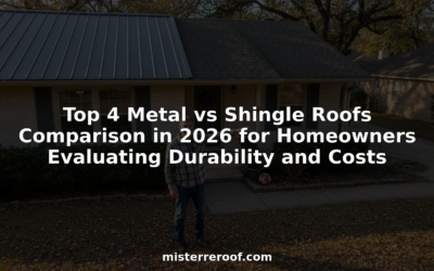 Top 4 Metal vs Shingle Roofs Comparison in 2026 for Homeowners Evaluating Durability and Costs