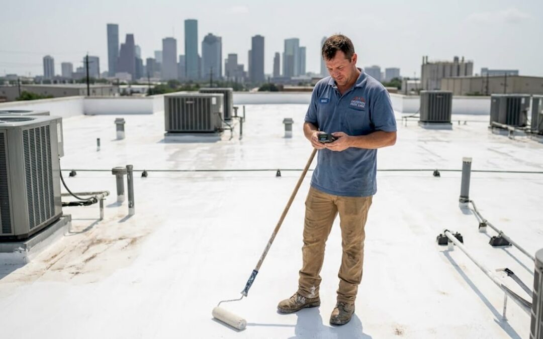 Commercial roof coating: protection, savings, Texas solutions