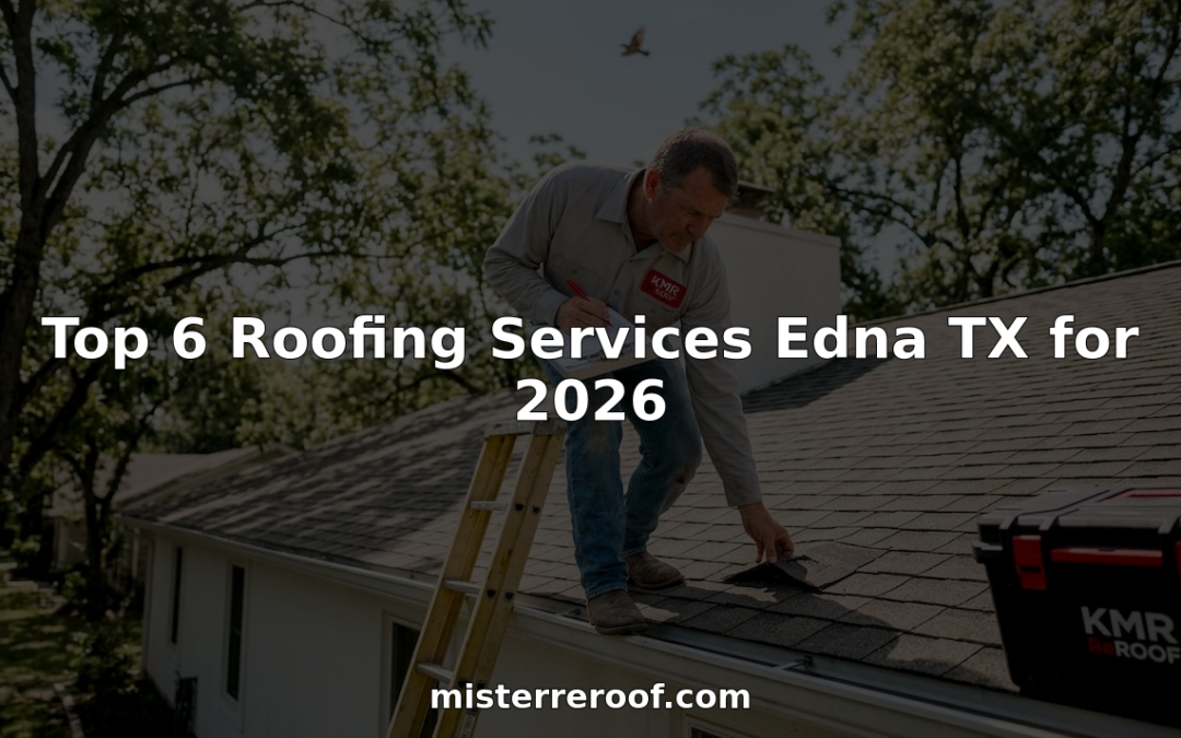 Top 6 Roofing Services Edna TX for 2026
